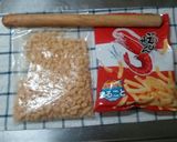 かっぱえびせんでニラまんじゅう？作り方1写真