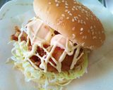 チキンタツタ風バーガー作り方8写真