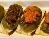 なすのピーマン肉詰め作り方5写真