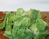 春キャベツと塩糀豚肉のレンジ蒸し作り方2写真