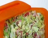 春キャベツと塩糀豚肉のレンジ蒸し作り方3写真