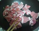 豚バラとキャベツの炒めもの(ラー油in)作り方4写真