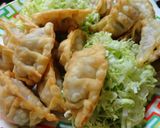 *揚げ餃子　ツナマヨしば漬け*作り方5写真