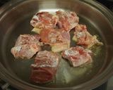 鶏肉とたけのこのお酢照り煮作り方1写真