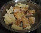 鶏肉とたけのこのお酢照り煮作り方2写真