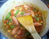 ３種のお豆とソーセージのスパイシー煮込み作り方5写真