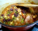 ３種のお豆とソーセージのスパイシー煮込み作り方6写真