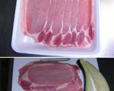 なすの豚巻き蒸し（ごまだれ）作り方1写真