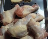 麻油鶏(マーヨーチー）骨付肉の生姜スープ作り方1写真