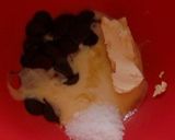 丸めて押すだけ、チーズ入りチョコクッキー作り方2写真