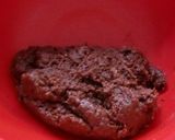 丸めて押すだけ、チーズ入りチョコクッキー作り方3写真