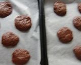 丸めて押すだけ、チーズ入りチョコクッキー作り方4写真