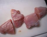 ♪鶏胸肉でチキン南蛮~*^-^*作り方1写真