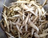 たぶん植物ステロールいっぱい朝パスタ。作り方2写真