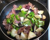にんにくを食べる！塩だれ牛肉炒め！作り方5写真