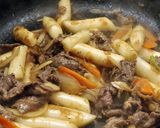 韓国料理ーブルコギのトッポギ作り方6写真