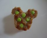 ○お弁当に〜ドット柄のハンバーグ○作り方4写真