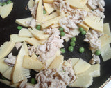 ➏焼肉のたれでたけのこと豚肉の炒めたん➏作り方2写真