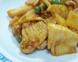 ➏焼肉のたれでたけのこと豚肉の炒めたん➏作り方3写真