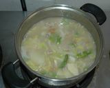 新玉ねぎ、新じゃが、筍たっぷりお味噌汁作り方4写真