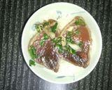 簡単！鰹タタキの湯かけ飯作り方1写真