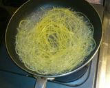 簡単♡生ハムとバジルのクリームパスタ作り方1写真