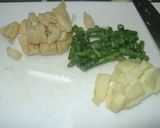 じゃがいもといんげんの炊き込みご飯作り方2写真