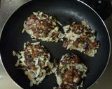 お好み焼き？ﾊﾝﾊﾞｰｸﾞ？豚色々焼き作り方4写真