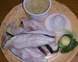 なすの豚巻き蒸し（ごまだれ）作り方3写真