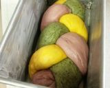 ふわふわぁな三色編み込みパン♪作り方6写真