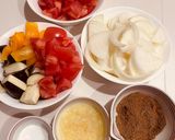チキンと夏野菜のスパイスカレー作り方1写真