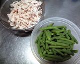 鶏ささみといんげんのさっぱりポン酢和え作り方2写真
