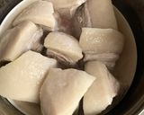 お箸で崩れるとろとろ豚の焼かない角煮作り方3写真