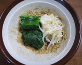 ほうれん草ともやしの胡麻和え作り方7写真