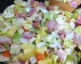 マカロニ入りミネストローネ作り方3写真