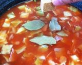 マカロニ入りミネストローネ作り方6写真