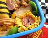 ミツバチのお弁当（キャラ弁）作り方4写真