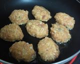 魚が苦手でも食べちゃうよ！鯵の鶏バーグ作り方12写真