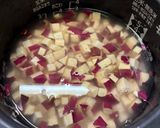 【簡単炊込み】白だしで作るさつまいも🍠ご飯作り方4写真