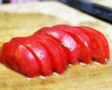 ちょっとお洒落なトマト＆みょうがサラダ作り方1写真