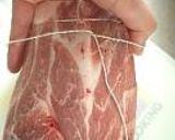 ブロック肉の縛り方作り方3写真