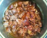 鶏レバー&砂肝の甘辛煮込み作り方4写真