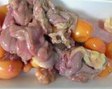 おつまみにも：鶏玉ひもの肉じゃが風作り方2写真