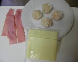 ＊お弁当♪焼売のベーコン＆チーズ巻き＊作り方1写真