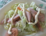 魚肉ソーセージのあっさり炒め作り方5写真
