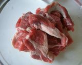 パイン＆パプリカ＆牛肉のカラフルソテー作り方2写真