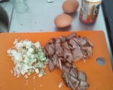 焼き豚入りチャーハン♪作り方1写真