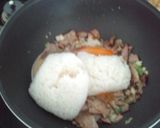 焼き豚入りチャーハン♪作り方3写真