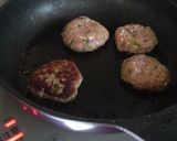 簡単☆スタミナ!ニラ味噌バーグ作り方2写真