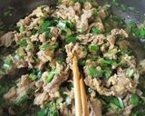 がっつり☆牛肉のニラ炒め作り方5写真